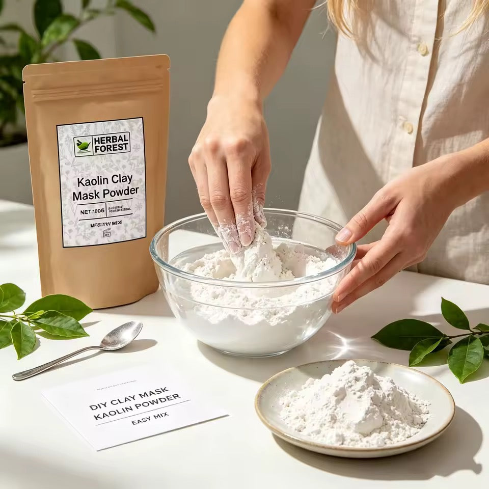 Organic Kaolin Mask Powder for Ancient Beauty (100 grams)