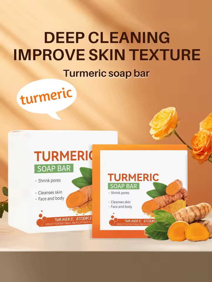 Organic Hand Made Turmeric Brightening Skincare Soap