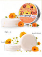 Organic Calendula Cold Pressed Shampoo Soap for Hair Care Without Silicone, Cleanses the Scalp, Nourishes Hair & Controls Oil