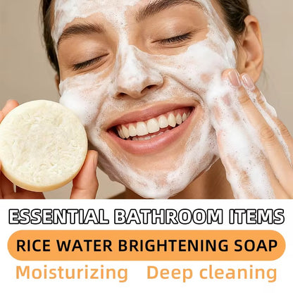Organic Rice Water Brightening Skincare Soap