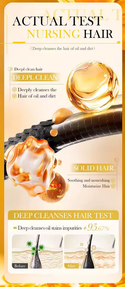 Organic Calendula Cold Pressed Shampoo Soap for Hair Care Without Silicone, Cleanses the Scalp, Nourishes Hair & Controls Oil