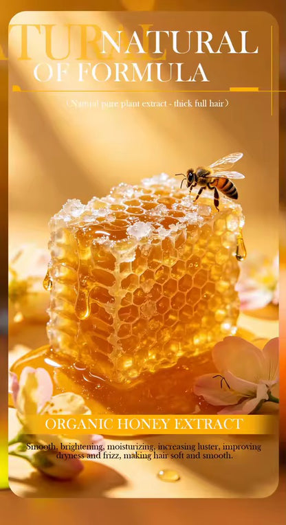 Organic Honey Cold Pressed Shampoo Soap for Hair Care Without Silicone, Cleanses the Scalp, Nourishes Hair & Controls Oil