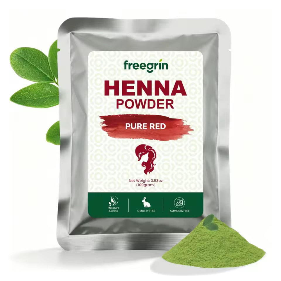 Organic Henna Powder 3 Shades for Hair Ancient Beauty (100 grams)