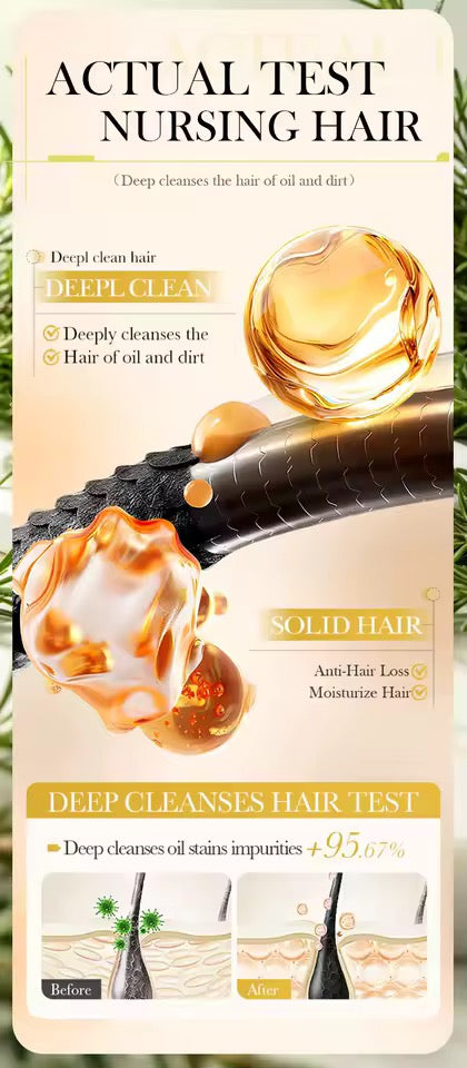 Organic Rosemary Shampoo Soap for Hair Care Without Silicone, Cleanses the Scalp, Nourishes Hair & Controls Oil