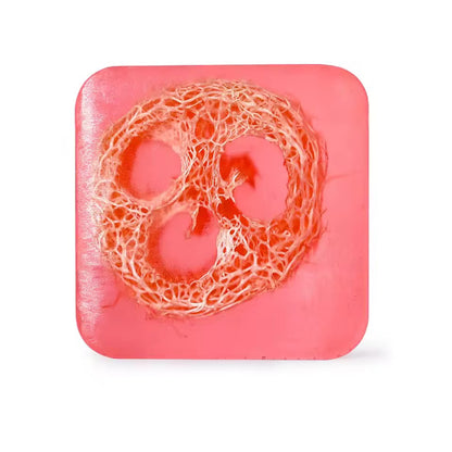 Organic Loofah Whitening Soap Lavender, Honey, Rose, Lemon, Ocean Salt, Tea Tree & Aloe Skincare Soap