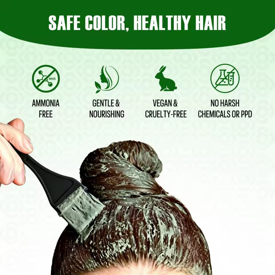 Organic Henna Powder 3 Shades for Hair Ancient Beauty (100 grams)