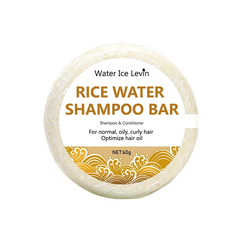Organic Rice Water Cold Pressed Shampoo Soap for Hair Care Without Silicone, Cleanses the Scalp, Nourishes Hair & Controls Oil