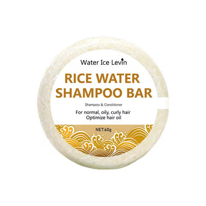 Organic Rice Water Cold Pressed Shampoo Soap for Hair Care Without Silicone, Cleanses the Scalp, Nourishes Hair & Controls Oil
