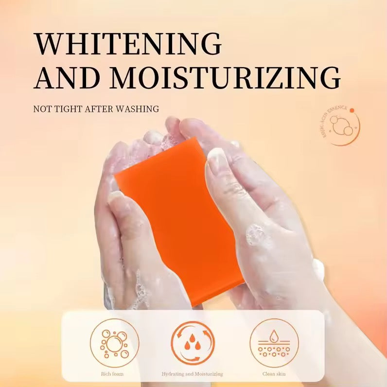 Kojic Acid Soap with Vitamin C,Turmeric, Retinol, Shea Butter & Vitamin E - Organic Skincare