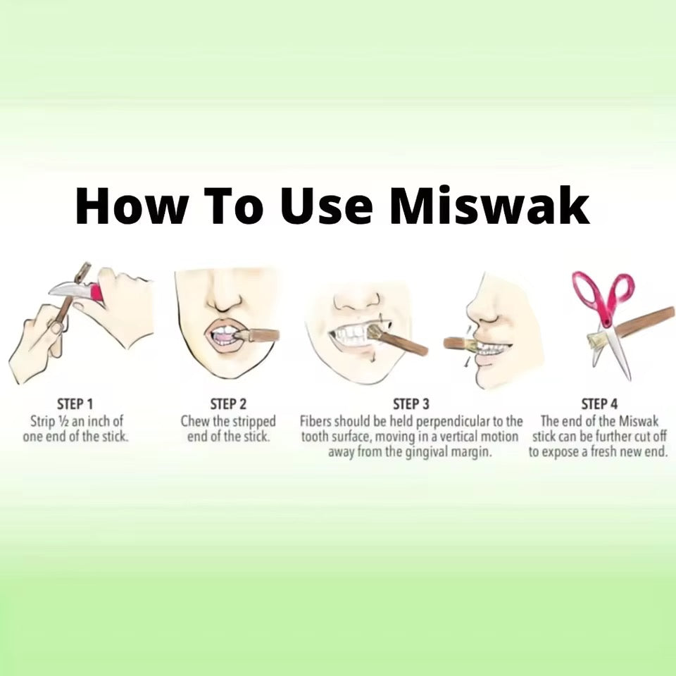 Miswak Sticks Organic Oral Care