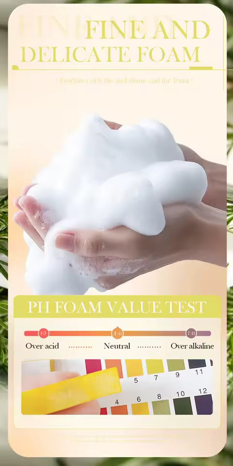 Organic Rosemary Shampoo Soap for Hair Care Without Silicone, Cleanses the Scalp, Nourishes Hair & Controls Oil