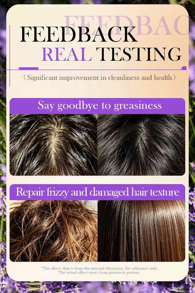 Organic Lavender Cold Pressed Shampoo Soap for Hair Care Without Silicone, Cleanses the Scalp, Nourishes Hair & Controls Oil