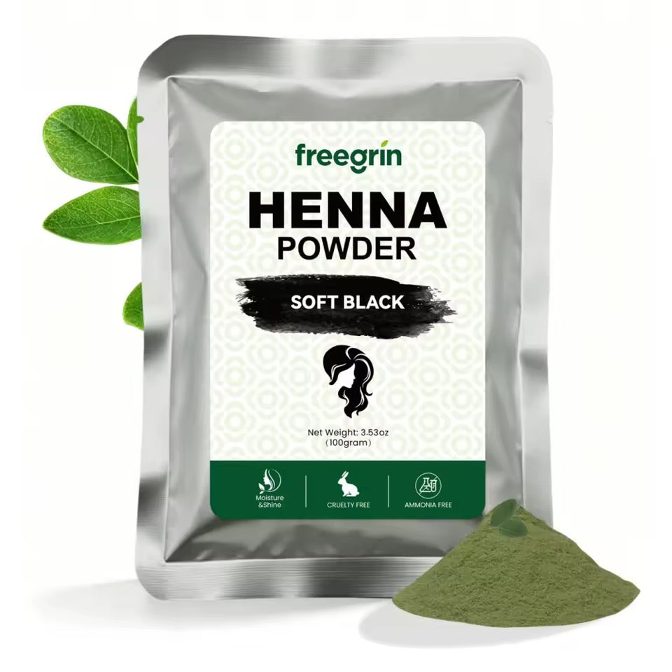 Organic Henna Powder 3 Shades for Hair Ancient Beauty (100 grams)