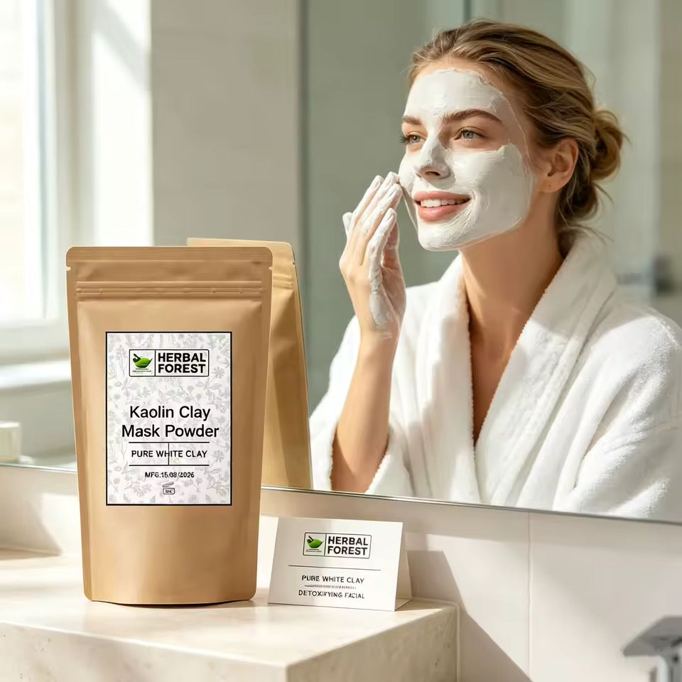 Organic Kaolin Mask Powder for Ancient Beauty (100 grams)