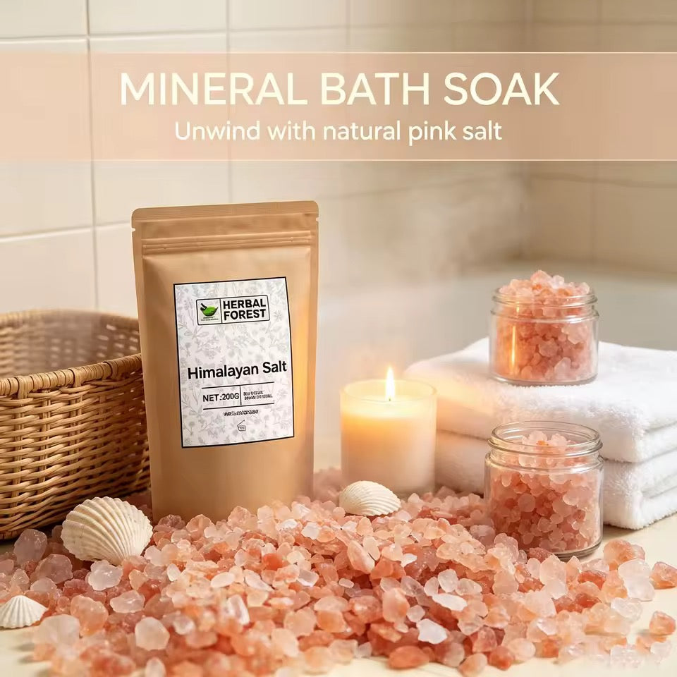 Organic Himalayan Salt for Ancient Beauty (200 grams)