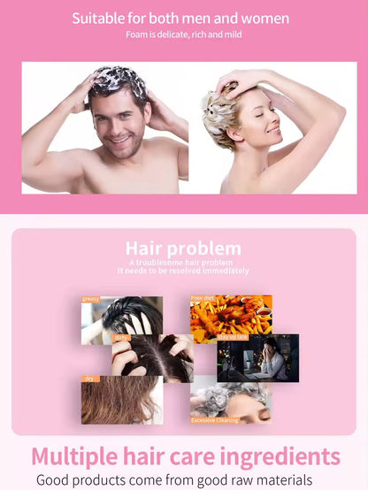 Organic Rose Cold Pressed Shampoo Soap for Hair Care Without Silicone, Cleanses the Scalp, Nourishes Hair & Controls Oil