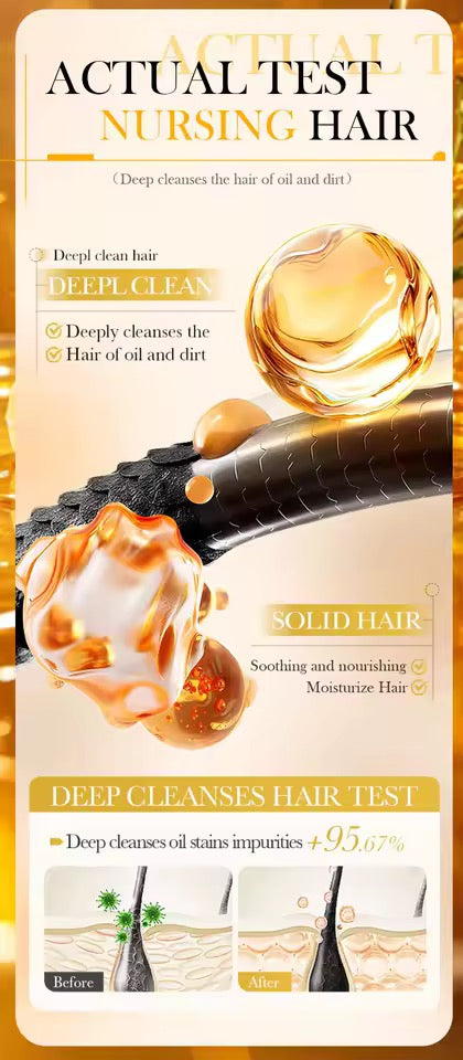 Organic Honey Cold Pressed Shampoo Soap for Hair Care Without Silicone, Cleanses the Scalp, Nourishes Hair & Controls Oil